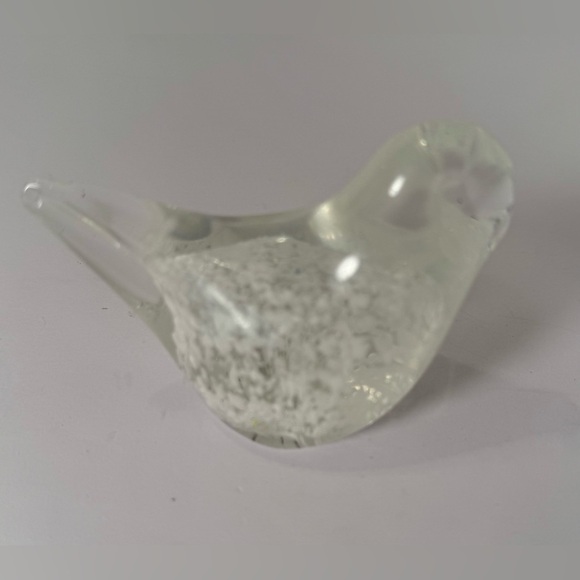 Vintage Hand Blown Murano Styl Glass Bird Decor/ Paperweight - Picture 1 of 6